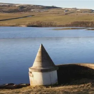 Grassholme Reservoir, County Durham, England; A Water Reservoir