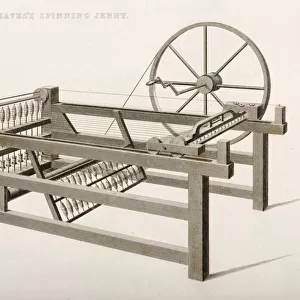 Hargreaves Spinning Jenny. Engraved By T. E. Nicholson In 1830S