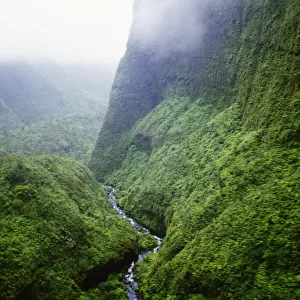 Hawaii, Kauai, Mt. Waialeale, Wettest Spot On Earth