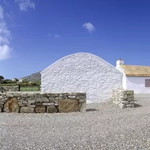 Inishowen, Co Donegal, Ireland; Thatched Cottage