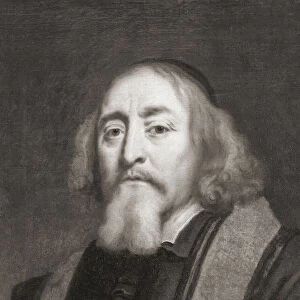 John Amos Comenius, 1592 -1670. Czech philosopher, pedagogue and theologian. Dubbed the father of modern education. After a work by Jurgen Ovens