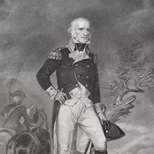 John Stark 1728-1822. American General In The American Revolution. From Painting By Alonzo Chappel