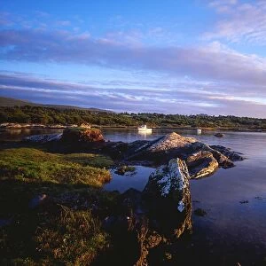 Kenmare Bay, Dunkerron Islands, Co Kerry, Ireland; Shoreline On A Bay