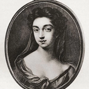 Lady Catherine Cavendish, Countess Of Thanet, 1665 - 1712. Wife Of Thomas Tufton, 6th Earl Of Thanet. After A Contemporary Work