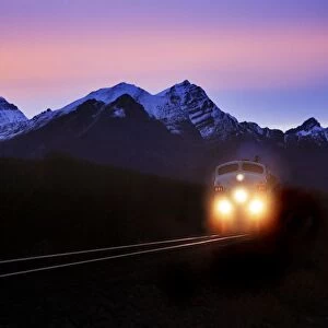 Locomotive Train At Night