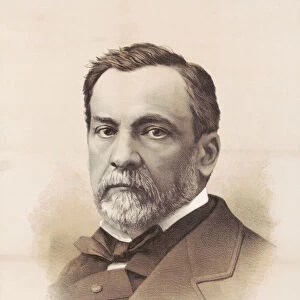 Louis Pasteur, 1822 - 1895. French chemist and microbiologist renowned for his discoveries of the principles of vaccination, microbial fermentation and pasteurization. After a 19th century work by an unidentified artist