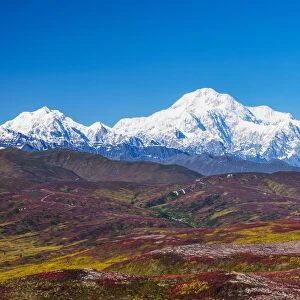 Mount McKinley as seen from Peters Hills, Alaska, USA