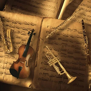 Musical Instruments and Sheet Music