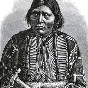 Portrait of Grey Eagle an Apache chief, 19th century