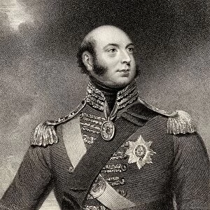 Prince Edward Augustus Duke Of Kent And Strathearn 1767 To 1820 Son Of King George Iii And Father Of Queen Victoria Engraved By E Scriven After Sir W Beechey From The Book National Portrait Gallery Volume Ii Published C 1835