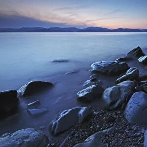 Rossbeigh Beach At Dusk; County Kerry, Province Of Munster, Ireland