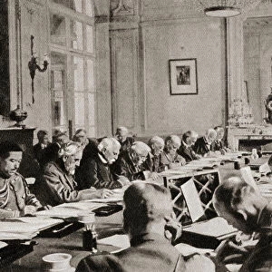 Signing Versailles Peace Treaty 28 June 1919