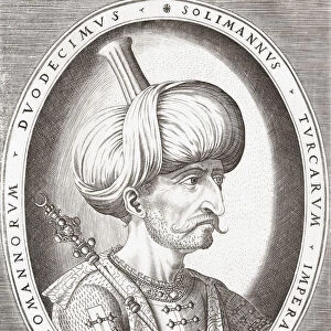 Suleiman I, known as Suleiman the Magnificent, 1494-1566, 10th Sultan of the Ottoman Empire