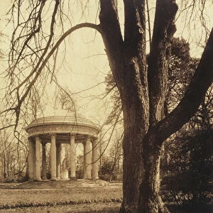 The Temple of Love, Palace of Versailles, Petit Trianon, Versailles, France circa 1902 by Eugene Atget. Eugene Atget, full name Jean-Eugene-Auguste Atget, 1857 - 1927. French photographer, famed for his decades long work to document the architecture and aura of Paris before all was lost to modernisation