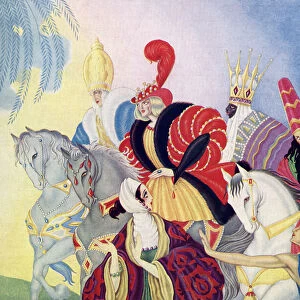 The Three Wise Men. Front Cover Illustration By Felix De Gray From The Illustrated London News, Christmas Number, 1933