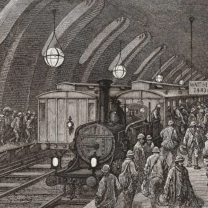 The Workmens Train Workers London Underground