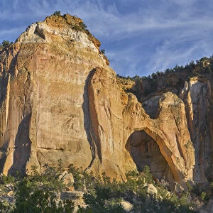 Rock arch, La Ventana Arch, El Malpais National Monument, New Mexico