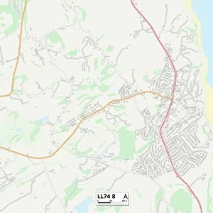 Anglesey LL74 8 Map