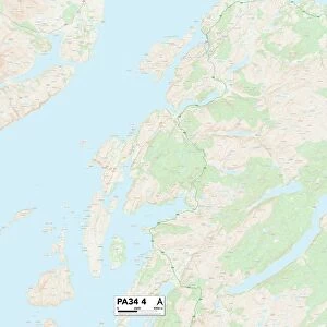 Argyllshire PA34 4 Map