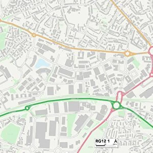 Bracknell Forest RG12 1 Map