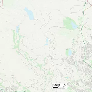Calderdale HX2 8 Map