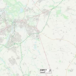 Cheshire West and Chester CW9 7 Map