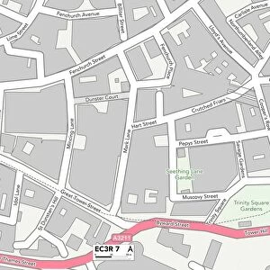City of London EC3R 7 Map