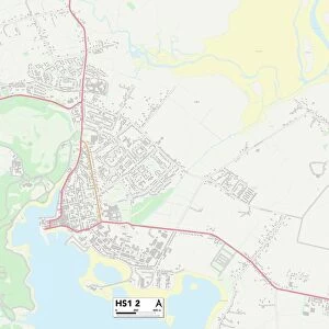 Comhairle nan Eilean Siar HS1 2 Map