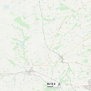 County Durham DL13 4 Map