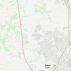 Crawley RH6 8 Map