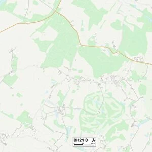 East Dorset BH21 8 Map