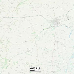 East Riding of Yorkshire YO25 9 Map