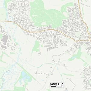 Eastleigh SO50 8 Map