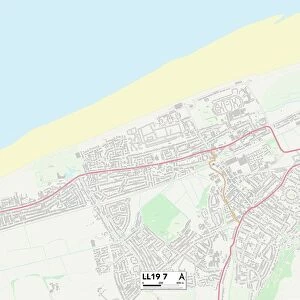 Flintshire LL19 7 Map