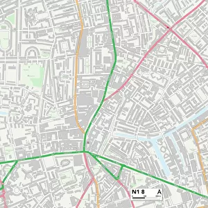 Hackney N1 8 Map