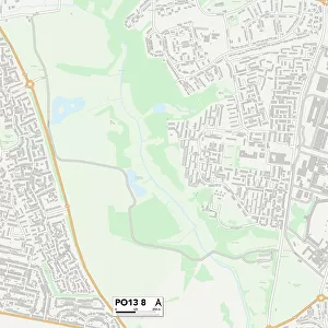 Hampshire PO13 8 Map