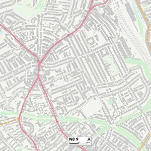 Haringey N8 9 Map