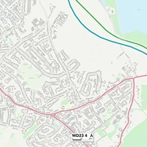Postcode Sector Maps Collection: WD - Watford