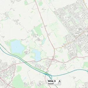 Hertsmere WD6 3 Map