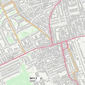 Kensington and Chelsea W11 3 Map