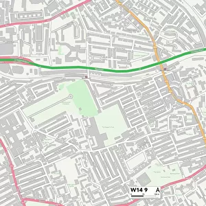 Kensington and Chelsea W14 9 Map