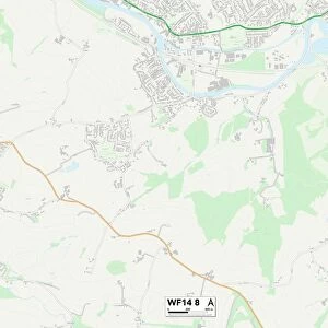 Kirklees WF14 8 Map