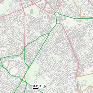 Lambeth SE11 4 Map