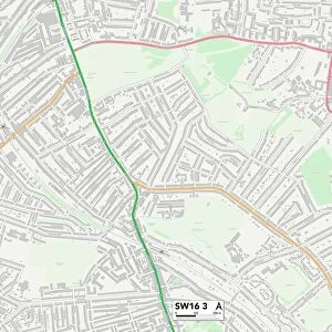 Lambeth SW16 3 Map