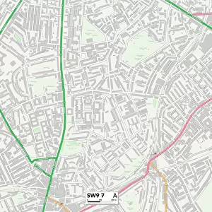 Lambeth SW9 7 Map