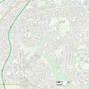 Leeds LS8 1 Map