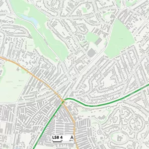Leeds LS8 4 Map