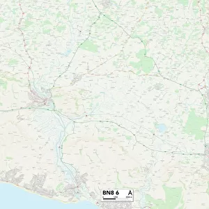 Lewes BN8 6 Map