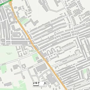 Liverpool L13 7 Map