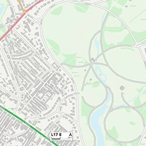 Liverpool L17 8 Map